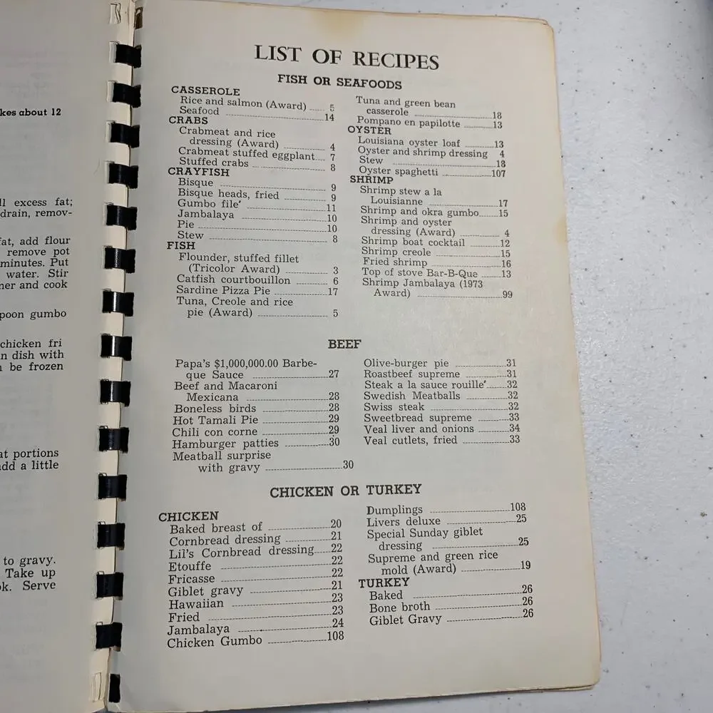 SIGNED 1968 cookbook Cooking Guide Young Brides Homemakers French Creole Cajun